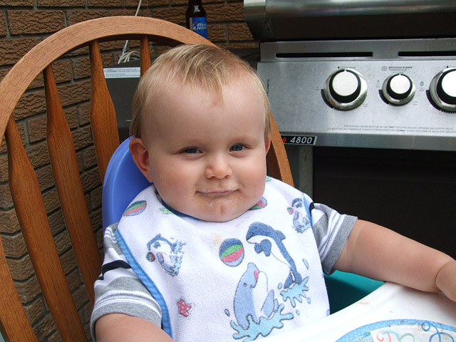 He's a big boy now- he looks quite proud of himself, doesn't he?