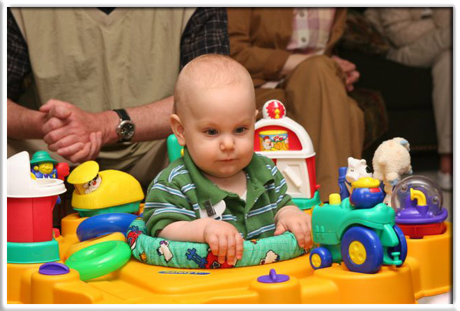 He is looking overwhelmed.